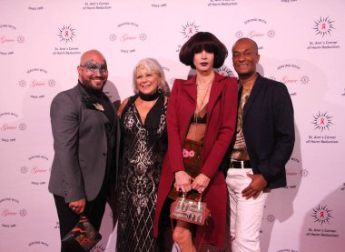 St. Ann 's Corner of Harm Reduction (SACHR) New York' taki ilk bağış toplama galası. 22 Ekim 2021, New York, ABD: St. Ann 's Corner of Harm Reduction (SACHR) 