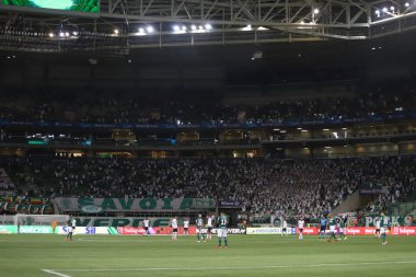 Palmeiras ve Sport. 25 Ekim 2021, Sao Paulo, Brezilya: Pazartesi günü Sao Paulo 'daki Allianz Parque Stadyumu' nda düzenlenen Brezilya Futbol Şampiyonası 'nın 28. 