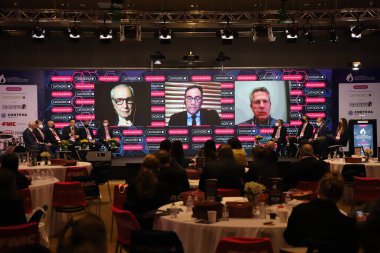 Datagro Uluslararası Şeker ve Etanol Konferansı 'nın 21.' si. 25 Ekim 2021, Sao Paulo, Brezilya: Plataforma Biyouture başkanı Renato Godinho ve Datagro 'dan Plinio Nastari, 21. 