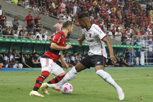 Spo 브라질 준결승전 Brazil Soccer Cup Semifinal Flamengo Athletico 2021 — 스톡 사진