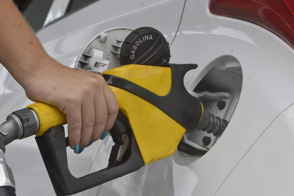 Estado Rio Grande Norte Tem Litro Gasolina Mais Caro Brasil — Fotografia de Stock