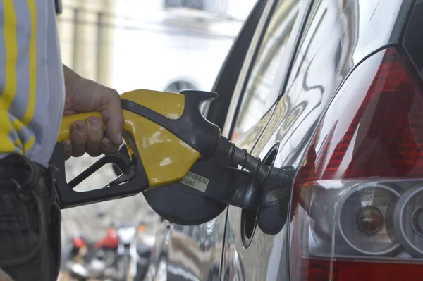 Staat Rio Grande Norte Heeft Duurste Liter Benzine Brazilië Oktober — Stockfoto