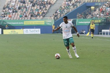 (SPO) Brezilya Futbol Şampiyonası 3. Lig: Manaus ve Tombense-MG. Manaus ile Tombense-MG arasında Brezilya Futbol Şampiyonası 3. Ligi için 30 Cumartesi günü Manaus 'taki Arena da Amazania Stadyumu' nda oynanan futbol maçı.). 