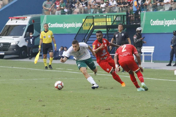 Spo Brasiliens Fotboll Championship 3Rd Division Manaus Och Tombense Fotbollsmatch — Stockfoto