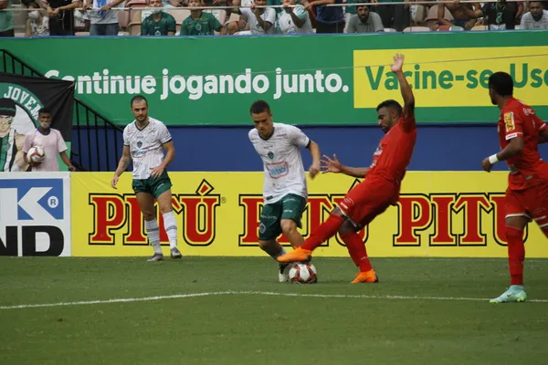 Spo Brazilian Soccer Championship 3Rd Division Manaus Tombense Soccer Match — Stock Photo, Image