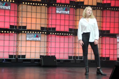 Teknoloji: Lizbon 'da Web Zirvesi. 1 Kasım 2021, Lizbon, Portekiz: Dünyanın en büyük teknoloji etkinliklerinden biri olan Web Zirvesinin açılışı, Lizbon, Portekiz 'deki Nacoes Park' ta gerçekleşti.