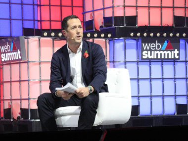 Web Zirvesi Lizbon 'da yapıldı. 1 Kasım 2021, Lizbon, Portekiz: Lizbon Web Zirvesi, dünyanın en büyük teknoloji etkinliği.