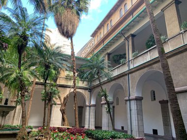 2 Kasım 2021, Sao Paulo, Brezilya: Sao Bento Manastırı 'nın bahçesindeki tören ve ayin, Sao Bento Manastırı' nda sadece yılda bir kez ziyaret için açılan bir manastır.