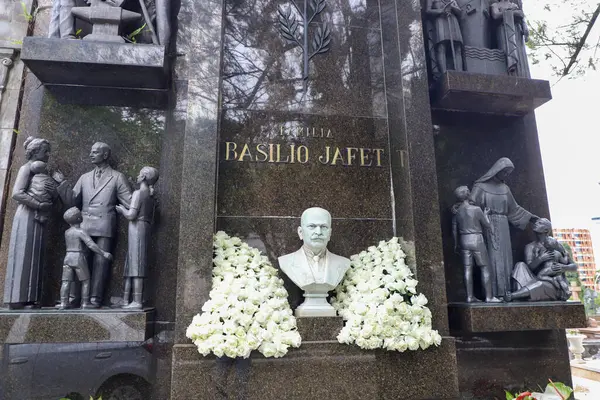Hřbitově Consolacao Den Smrti Listopadu Sao Paulo Brazílie Hnutí Návštěvníků — Stock fotografie