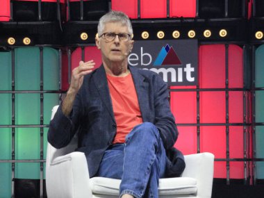 Lizbon Web Zirvesi 'nin son günü. 4 Kasım 2021, Lizbon, Portekiz: Patrick Brown, İmkansız Gıdaların CEO 'su ve kurucusu, dünyanın en büyük teknoloji etkinliklerinden biri olan Web Zirvesi' nin dördüncü ve son gününe katılıyor.