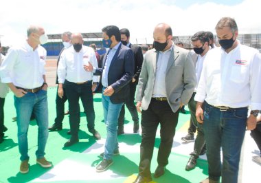 (Sao Paulo Formula 1 Grand Prix ile ilgili basın toplantısı. 3 Kasım 2021, Sao Paulo, Brezilya Formula 1 Sao Paulo CEO 'su Alan Adler, Sao Paulo F-1 Grand Prix hakkında bir basın toplantısı düzenledi.