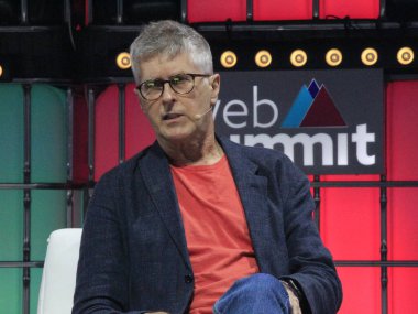 Lizbon Web Zirvesi 'nin son günü. 4 Kasım 2021, Lizbon, Portekiz: Patrick Brown, İmkansız Gıdaların CEO 'su ve kurucusu, dünyanın en büyük teknoloji etkinliklerinden biri olan Web Zirvesi' nin dördüncü ve son gününe katılıyor.