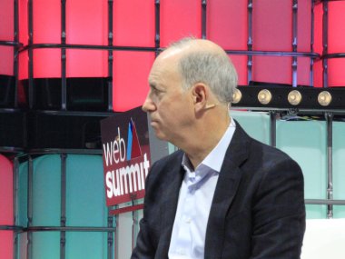 Lizbon Web Zirvesi 'nin son günü. 4 Kasım 2021, Lizbon, Portekiz: Patrick Brown, İmkansız Gıdaların CEO 'su ve kurucusu, dünyanın en büyük teknoloji etkinliklerinden biri olan Web Zirvesi' nin dördüncü ve son gününe katılıyor.