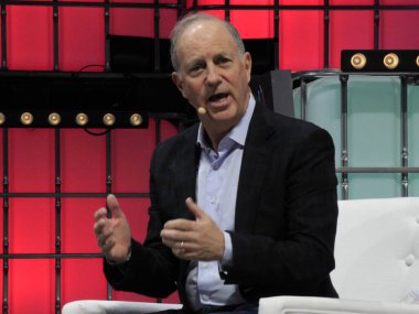 Lizbon Web Zirvesi 'nin son günü. 4 Kasım 2021, Lizbon, Portekiz: Patrick Brown, İmkansız Gıdaların CEO 'su ve kurucusu, dünyanın en büyük teknoloji etkinliklerinden biri olan Web Zirvesi' nin dördüncü ve son gününe katılıyor.