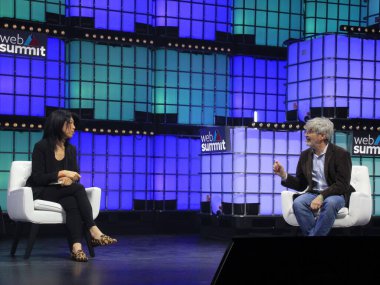 (Lizbon 'daki Web Zirvesi' nin üçüncü günü. 3 Kasım 2021, Lizbon, Portekiz: Dünyanın en büyük teknolojik etkinliklerinden biri olan Web Zirvesi 'nin üçüncü gününde