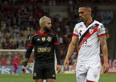 (Brezilya Futbol Şampiyonası: Flamengo ve Atletico-GO. 5 Kasım 2021, Rio de Janeiro, Brezilya: Maracana Stadyumu 'nda düzenlenen Brezilya Futbol Şampiyonası' nın 19. turu için Flamengo ve Atletico Goianiense arasındaki futbol maçı