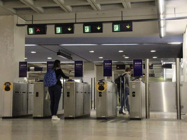 Int Día Después Huelga Metro Lisboa Noviembre 2021 Lisboa Portugal — Foto de Stock