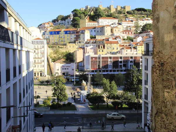 Otoño Con Día Soleado Lisboa Noviembre 2021 Lisboa Portugal Día —  Fotos de Stock