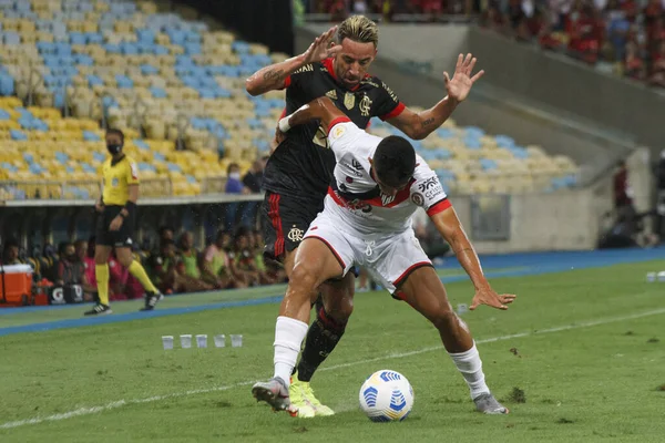 Spo Campionato Brasiliano Calcio Flamengo Atletico Novembre 2021 Rio Janeiro — Foto Stock