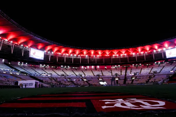 Spo Campeonato Brasileiro Futebol Flamengo Atlético Novembro 2021 Rio Janeiro — Fotografia de Stock