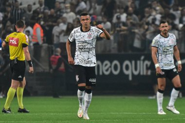 Brezilya Futbol Şampiyonası: Korintliler ve Fortaleza: 6 Kasım 2021, Sao Paulo, Brezilya: Brezilya 'daki Neo Quimica Arena' da düzenlenen Brezilya Futbol Şampiyonası 'nın 30. turu için geçerli olan Korintliler ve Fortaleza arasındaki futbol maçı