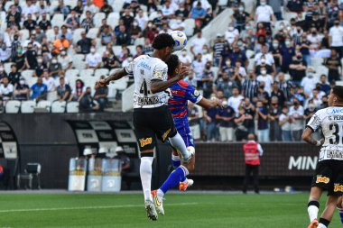 Brezilya Futbol Şampiyonası: Korintliler ve Fortaleza: 6 Kasım 2021, Sao Paulo, Brezilya: Brezilya 'daki Neo Quimica Arena' da düzenlenen Brezilya Futbol Şampiyonası 'nın 30. turu için geçerli olan Korintliler ve Fortaleza arasındaki futbol maçı