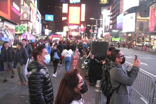 Soho Film Fest Led Launching Times Square November New York — Stock Photo, Image