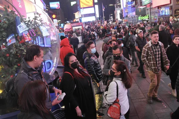 Soho Film Fest Led Lansering Times Square November New York — Stockfoto