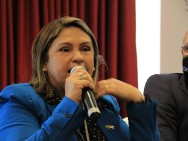 Lizbon 'da Brezilya devletleri ve belediyelerinin basın toplantısı. 10 Kasım 2021, Lizbon, Portekiz: 10-14 Kasım tarihleri arasında Lizbon 'daki Hotel D.Pedro' da düzenlenen Brezilya Eyaletleri ve Belediyeleri Basın Konferansı 