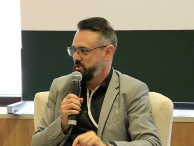 Lizbon 'da Brezilya devletleri ve belediyelerinin basın toplantısı. 10 Kasım 2021, Lizbon, Portekiz: 10-14 Kasım tarihleri arasında Lizbon 'daki Hotel D.Pedro' da düzenlenen Brezilya Eyaletleri ve Belediyeleri Basın Konferansı 