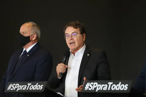 São Paulos Regeringskonferens Vaccinering Och Grand Prix November 2021 Sao — Stockfoto