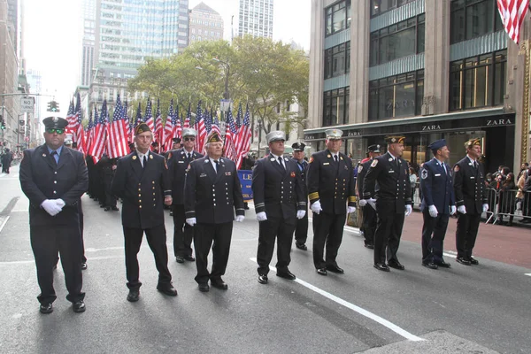 Nycs 102Nd Annual Veterans Day Parade Novembre 2021 New York — Photo