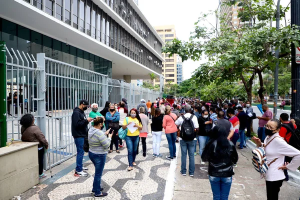 Protest Vor Der Stadtverwaltung Von Sao Paulo November 2021 Sao — Stockfoto