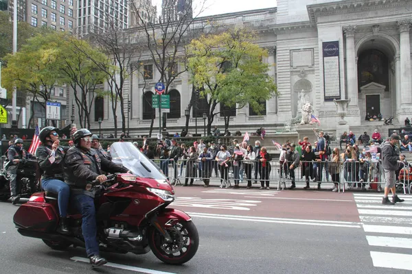 Nycs 102 Yıllık Gaziler Günü Geçidi Kasım 2021 New York — Stok fotoğraf