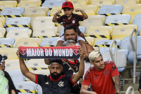 브라질 선수권 Flamengo Bahia 2021 브라질 리우데자네이루 플라멩 고팀의 가브리엘 — 스톡 사진