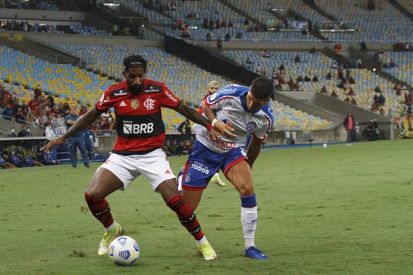 Brezilya Futbol Şampiyonası Flamengo Bahia Kasım 2021 Rio Janeiro Brezilya — Stok fotoğraf