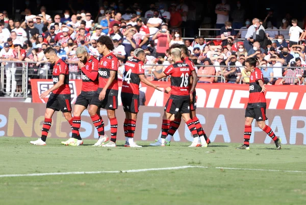 Campeonato Brasileiro Futebol São Paulo Flamengo Novembro 2021 São Paulo — Fotografia de Stock