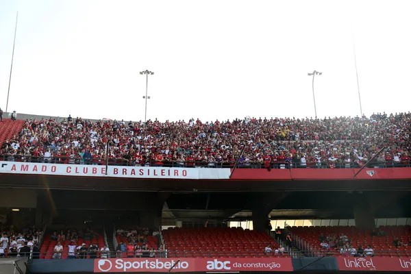 Brasilianische Fußballmeisterschaft Sao Paulo Und Flamengo November 2021 Sao Paulo — Stockfoto