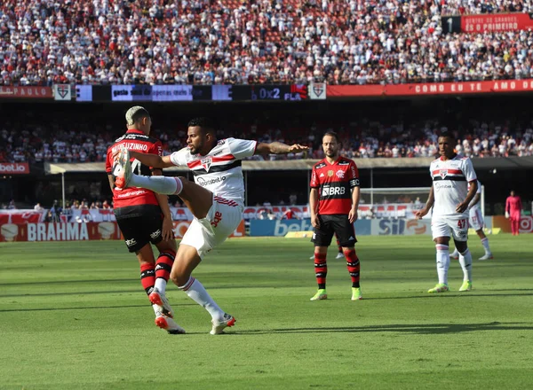 Brasiliansk Fotboll Mästerskap Sao Paulo Och Flamengo November 2021 Sao — Stockfoto