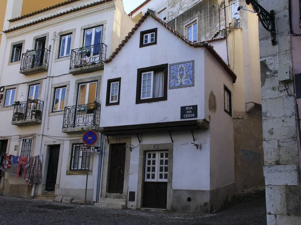 Casa Odest Lisboa Novembro 2021 Lisboa Portugal Vista Casa Mais — Fotografia de Stock