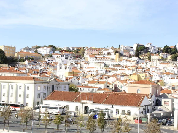 Terminal Crociere Lisbona Novembre 2021 Lisbona Portogallo Veduta Della Città — Foto Stock