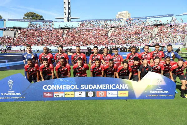 Piłka Nożna Copa Sudamericana Finał Athletico Paranaense Red Bull Bragantino — Zdjęcie stockowe