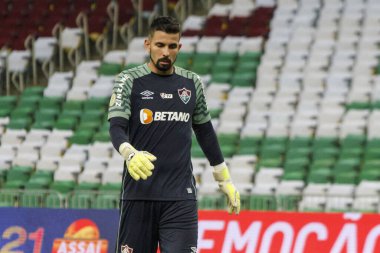 Sao Paulo ve Athletico Paranaense. 24 Kasım 2021, Rio de Janeiro, Brezilya: Sao Paulo takımından Koç Rogerio Ceni, Sao Paulo ve Athletico Paranaense arasında oynanan futbol maçı sırasında, 34. 