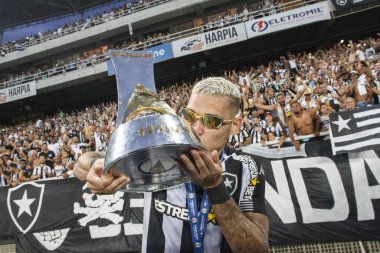 Rio de Janeiro (RJ), 28 / 11 / 2021 - Brasilian Serie B Şampiyonları zaferi kutluyor 