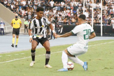 28 Kasım 2021, Rio de Janeiro, Brezilya: Botafogo taraftarları, Brezilya Futbol Şampiyonası 'nın 38. turunda geçerli olan Guarani ile oynanan futbol karşılaşmasında takımı karşıladı. 