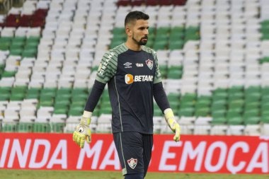 Sao Paulo ve Athletico Paranaense. 24 Kasım 2021, Rio de Janeiro, Brezilya: Sao Paulo takımından Koç Rogerio Ceni, Sao Paulo ve Athletico Paranaense arasında oynanan futbol maçı sırasında, 34. 