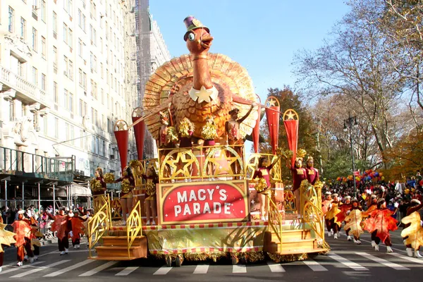 第95回メイシーズ感謝祭パレード2021 2021年11月25日ニューヨーク 第95回メイシーズ サンクスギビング パレード2021が開催されました — ストック写真