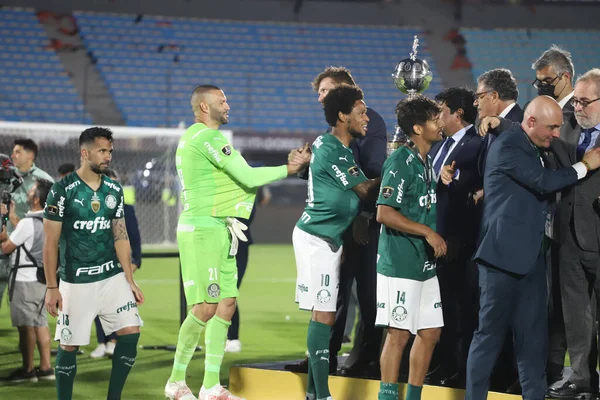 Conmebol Libertadores Final Palmeiras Flamengo November 2021 Montevideo Uruguay Palmeiras — Stock Photo, Image