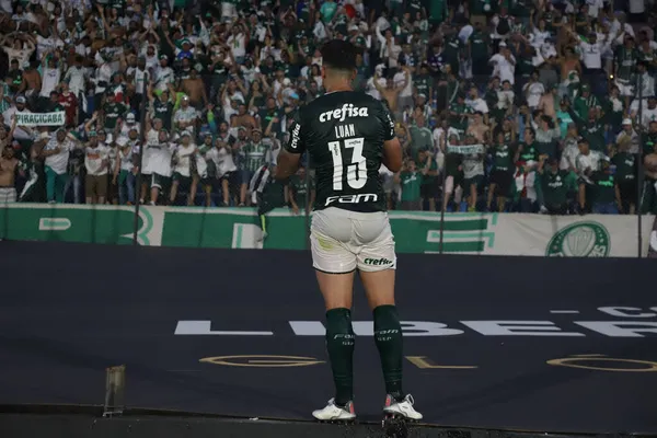 Conmebol Libertadores Final Palmeiras Flamengo Novembro 2021 Montevidéu Uruguai Jogadores — Fotografia de Stock