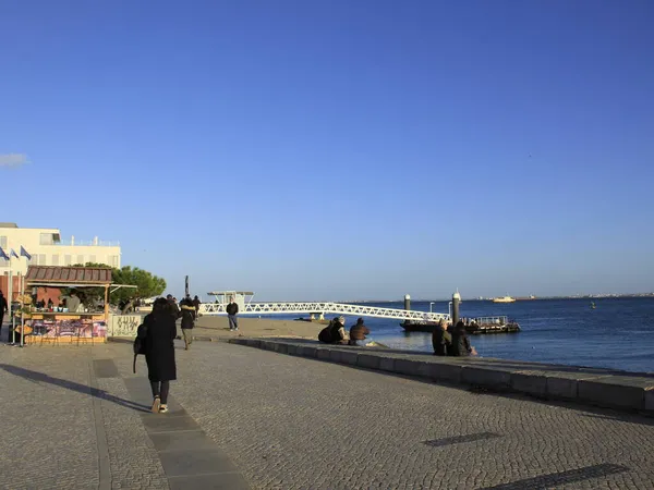 Intensiver Personenverkehr Den Touristenorten Der Stadt Lissabon November 2021 Lissabon — Stockfoto